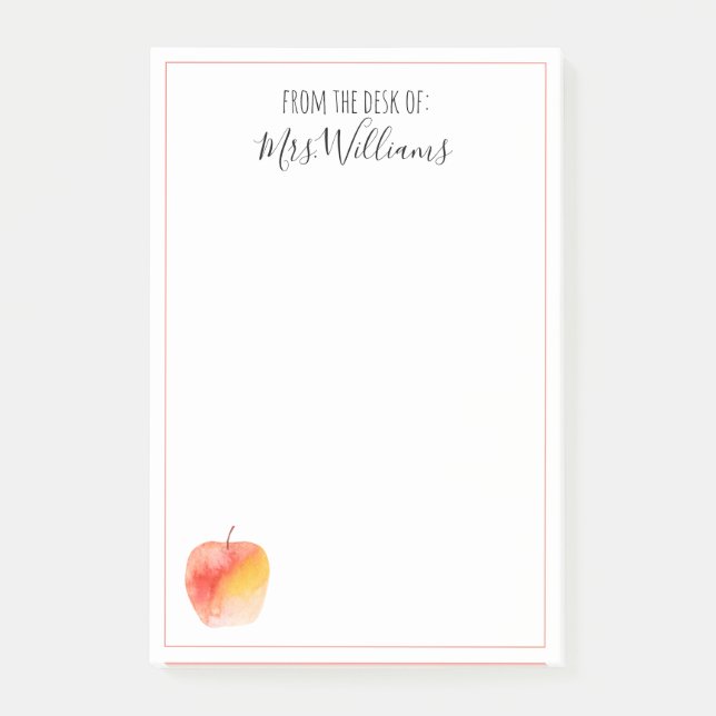 Notas de Apple de regalo de nombre personalizado d (Anverso)