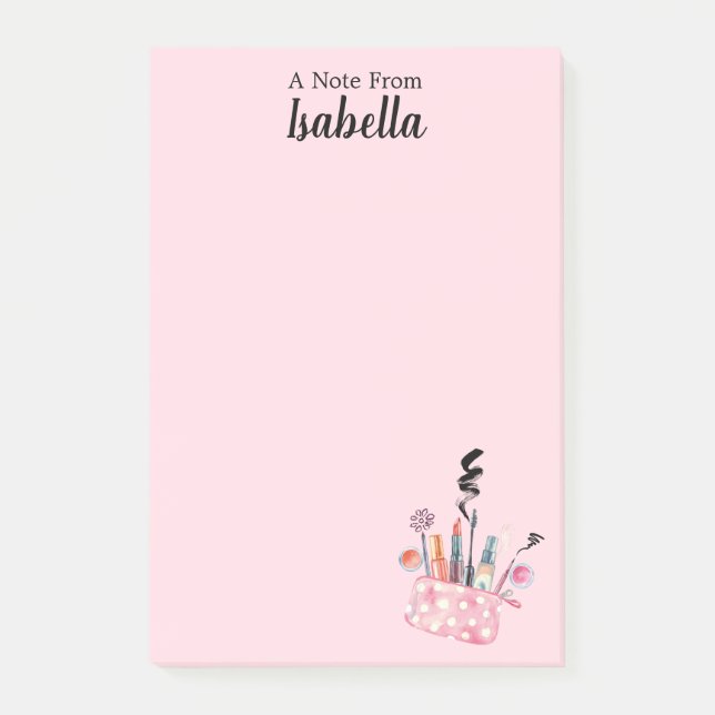 Notas de belleza de maquillaje (Anverso)