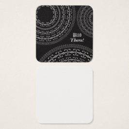 Notas de Black & White Square para escribir mensaj