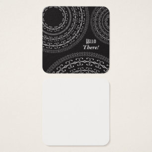 Notas de Black & White Square para escribir mensaj