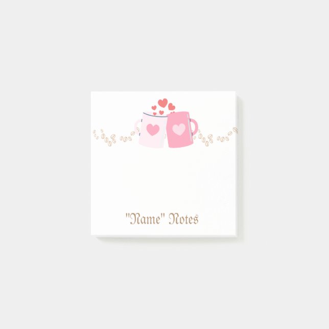 Notas de café personalizadas (Anverso)