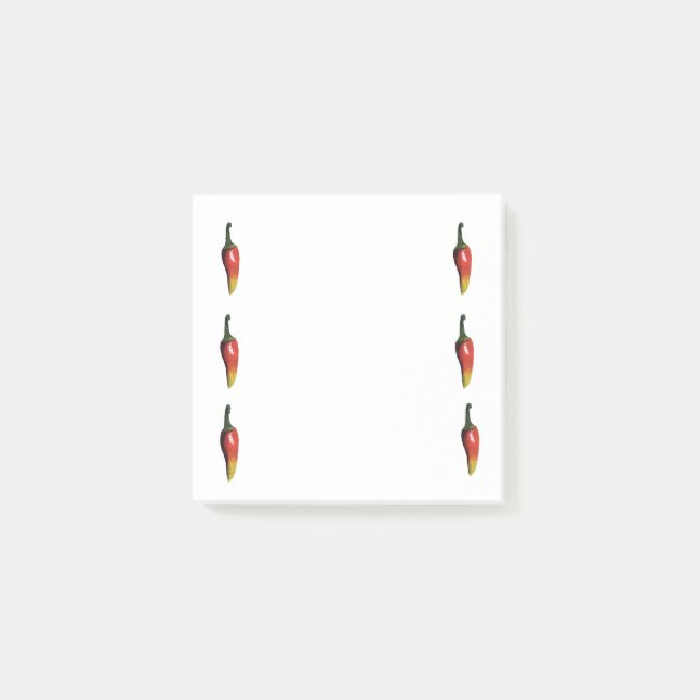 Notas de Chili Peppers Art Post-it (Anverso)