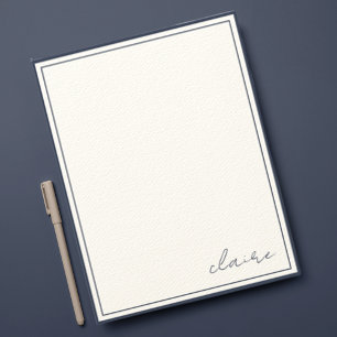 Notas de época de Dark Blue Stationery