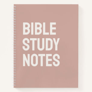Notas de Estudio Bíblico – Cuaderno en espiral Ros