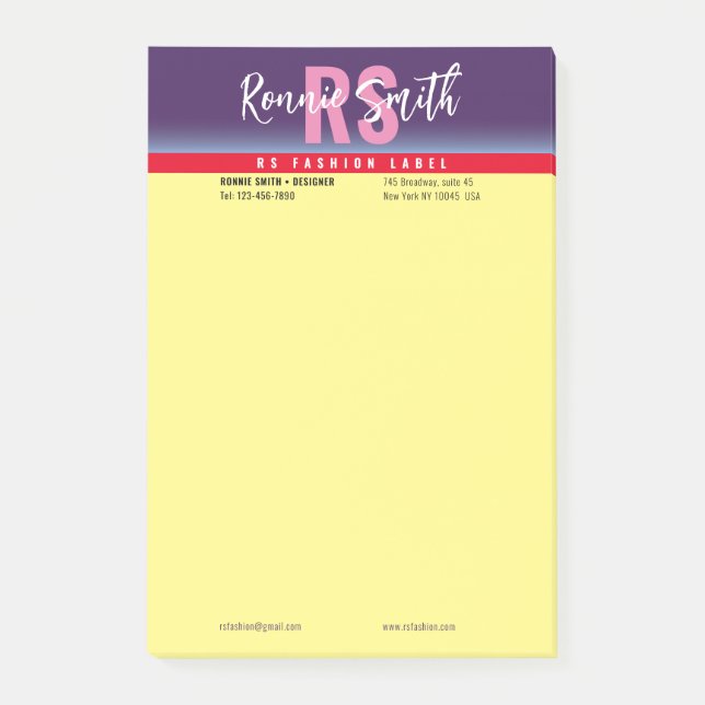 Notas de firma (Anverso)