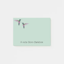 Notas de Hummingbird personalizado