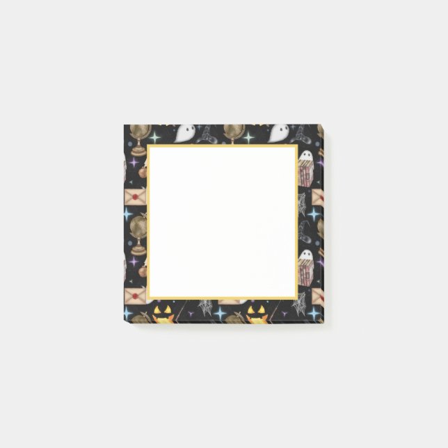 Notas de la Biblioteca de Halloween (Anverso)