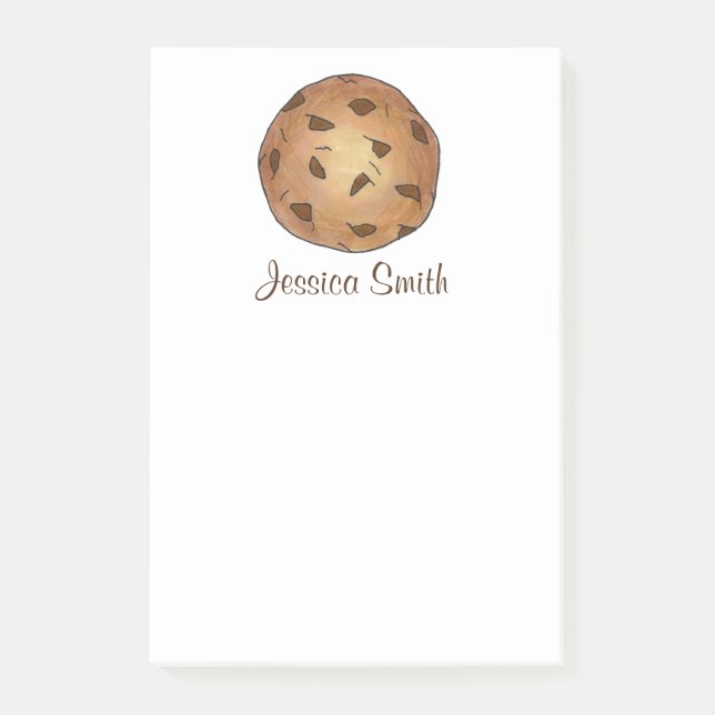 Notas de la cookie personalizada de chocolate (Anverso)