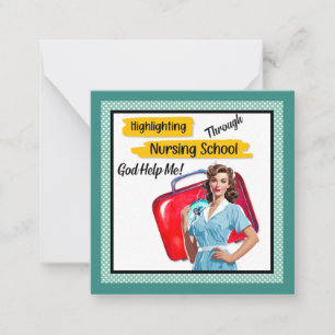 Notas de la Enfermería de la enfermera Retro Pinup