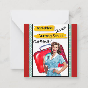 Notas de la Enfermería de la enfermera Retro Pinup