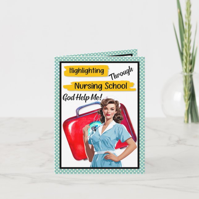 Notas de la Enfermería de la enfermera Retro Pinup (Anverso)