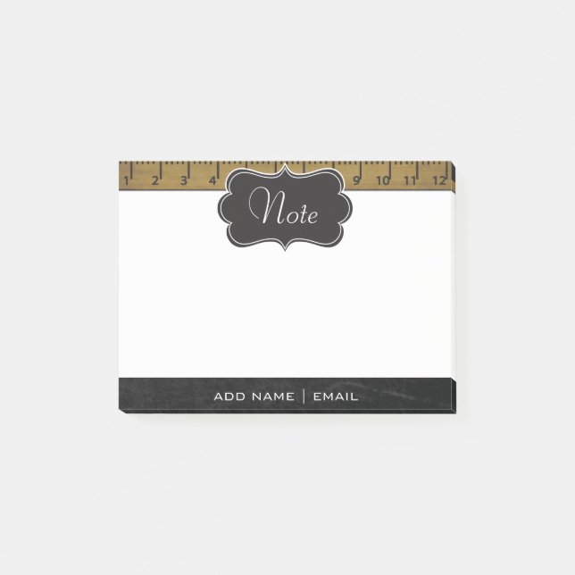 Notas de la Escuela de Vintage | DIY Text (Anverso)