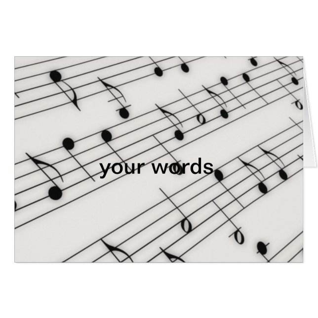 Notas de la música (Anverso (Horizontal))