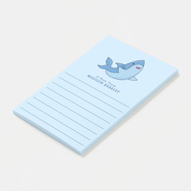 Notas de la publicación de The Shark Kid's Cute Ka (En perspectiva)
