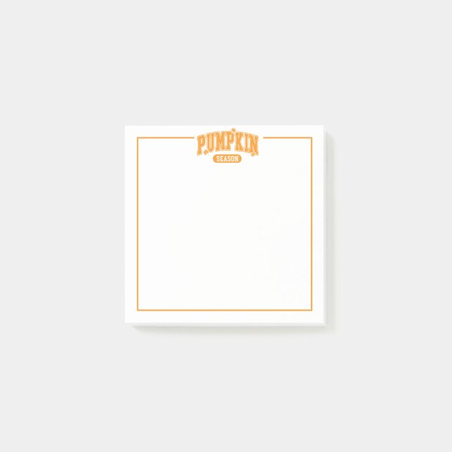 Notas de la temporada de calabaza (Anverso)