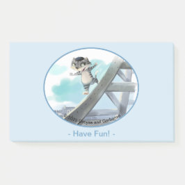 Notas de la Torre Eiffel 10" x 6" - Diversión