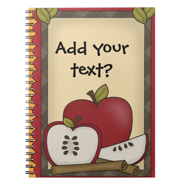 Notas de las manzanas o cuaderno espiral de las (Frente)
