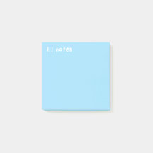 Notas De Lil Notas De Sky Blue Post-It