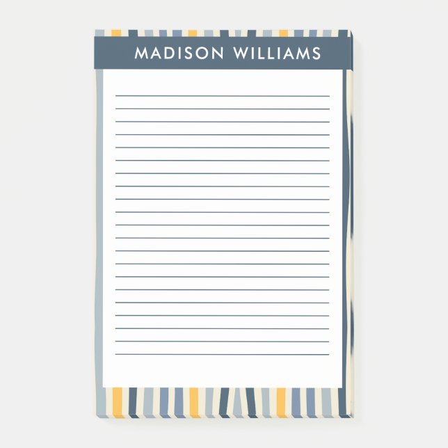 Notas de líneas coloreadas (Anverso)