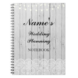 Notas de madera del cordón del cuaderno del