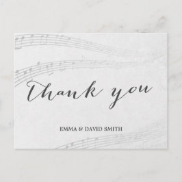 Notas de música estilística Gracias