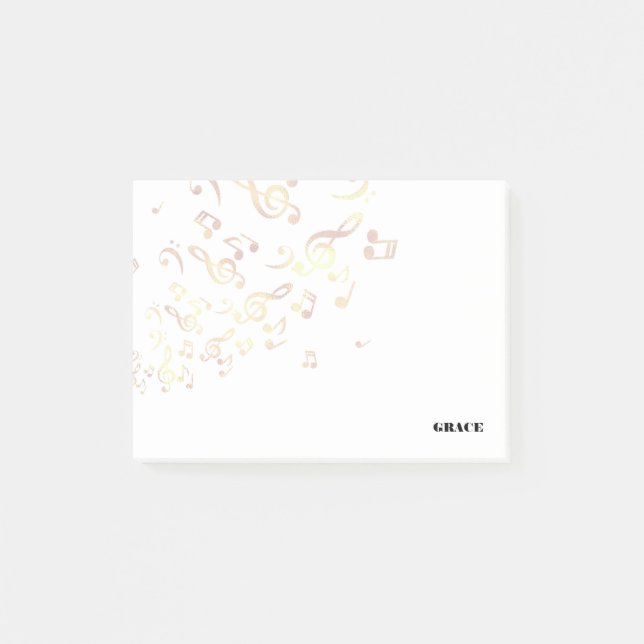 Notas de oro de la música (Anverso)