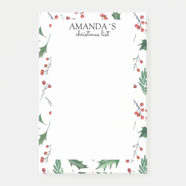 Notas de patrón de navidades (Anverso)