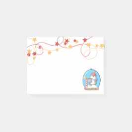 Notas de Penguin Post-it de Navidades del Globe de