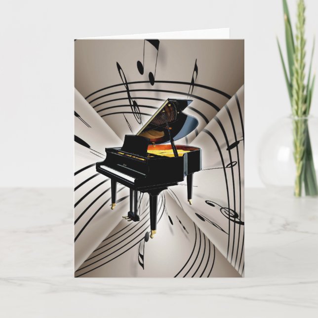 Notas de piano y personal (Anverso)