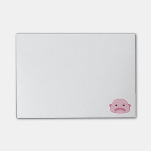 Notas de post-it de Blobfish 4 x 3