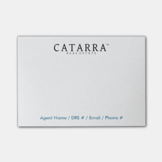 Notas de post-it de Catarra con el contacto Info