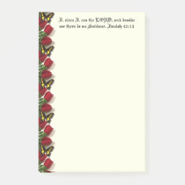 Notas de post-it de la escritura