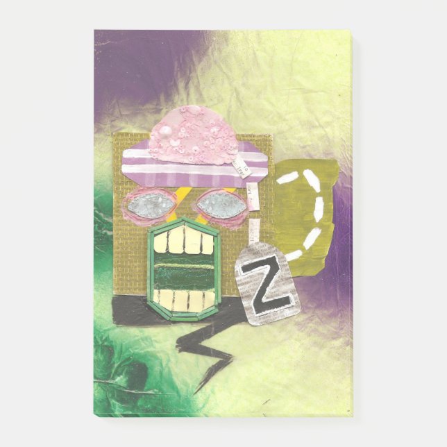 Notas de post-it de la taza del zombi (Anverso)