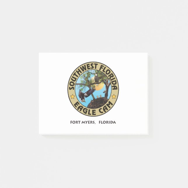 Notas de post-it de Logo'ed de la leva de SWFL (Anverso)