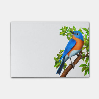 Notas de post-it del este del arte del Bluebird
