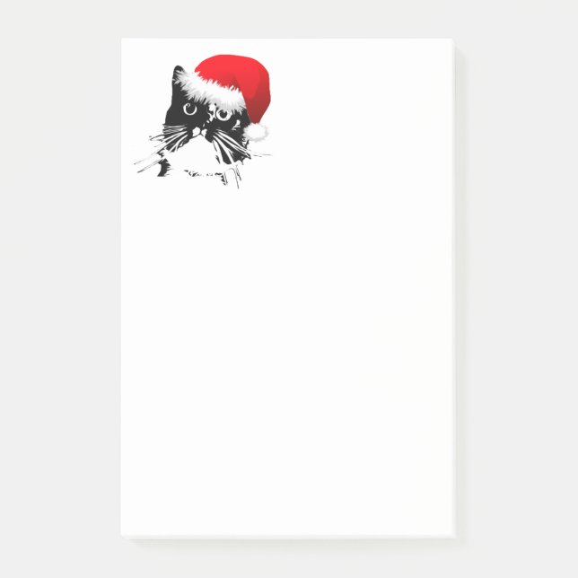Notas de post-it del gato de Santa (Anverso)