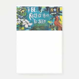 Notas de post-it del orgullo del NC