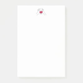 Notas de post-it del punto y coma