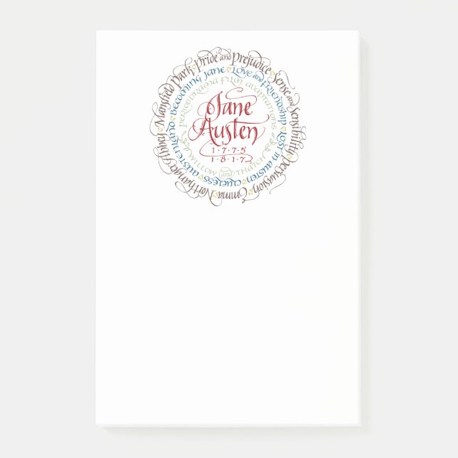 Notas de post-it grandes - dramas de período de (Anverso)