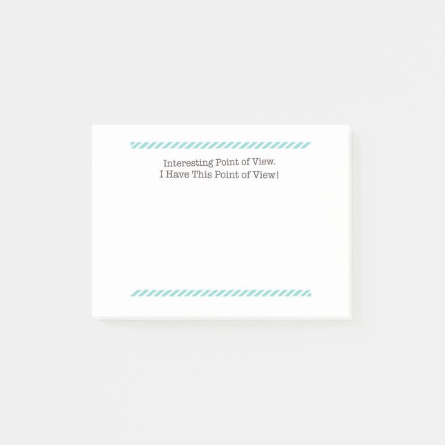 Notas de post-it interesantes de Point of View (Anverso)