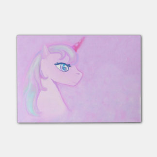 notas de post-it lindas del unicornio