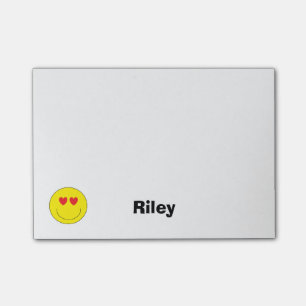 Notas de post-it personalizadas de la emoji