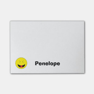 Notas de post-it personalizadas de la emoji