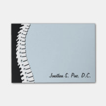 Notas de post-it personalizadas espina dorsal