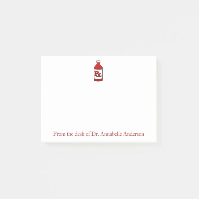 Notas de Post-it personalizadas para los farmacéut (Anverso)