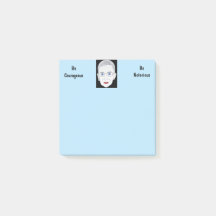 Notas de post-it valerosas de RBG