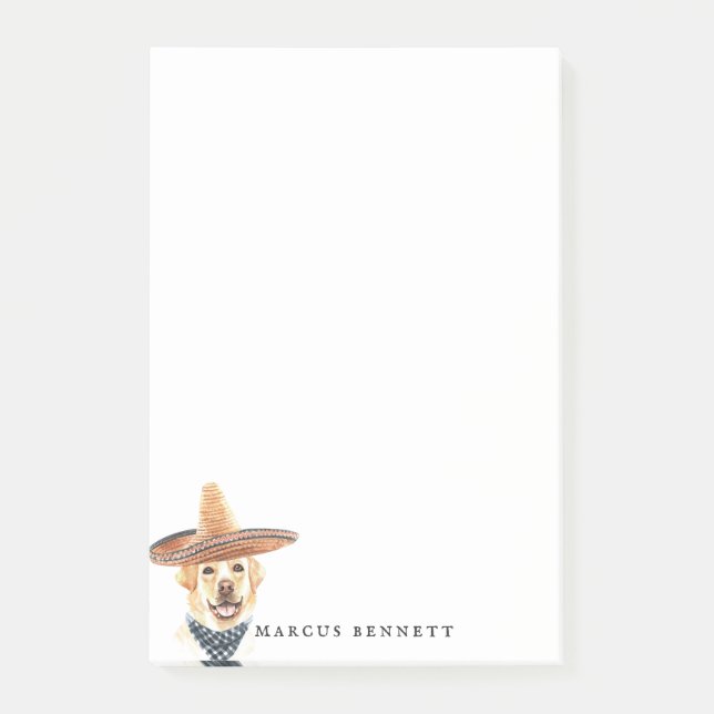 Notas de publicación personalizada | Labrador Retr (Anverso)