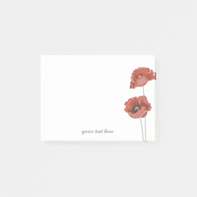 Notas de Red Peonies (Anverso)