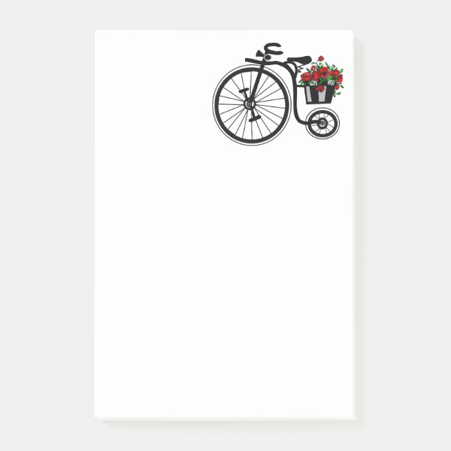 Notas de Romantic Bike Post-it® (Anverso)