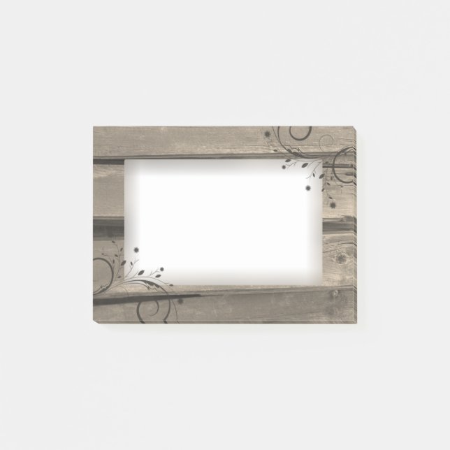 Notas de Rustic Barn Wood Post-it® (Anverso)